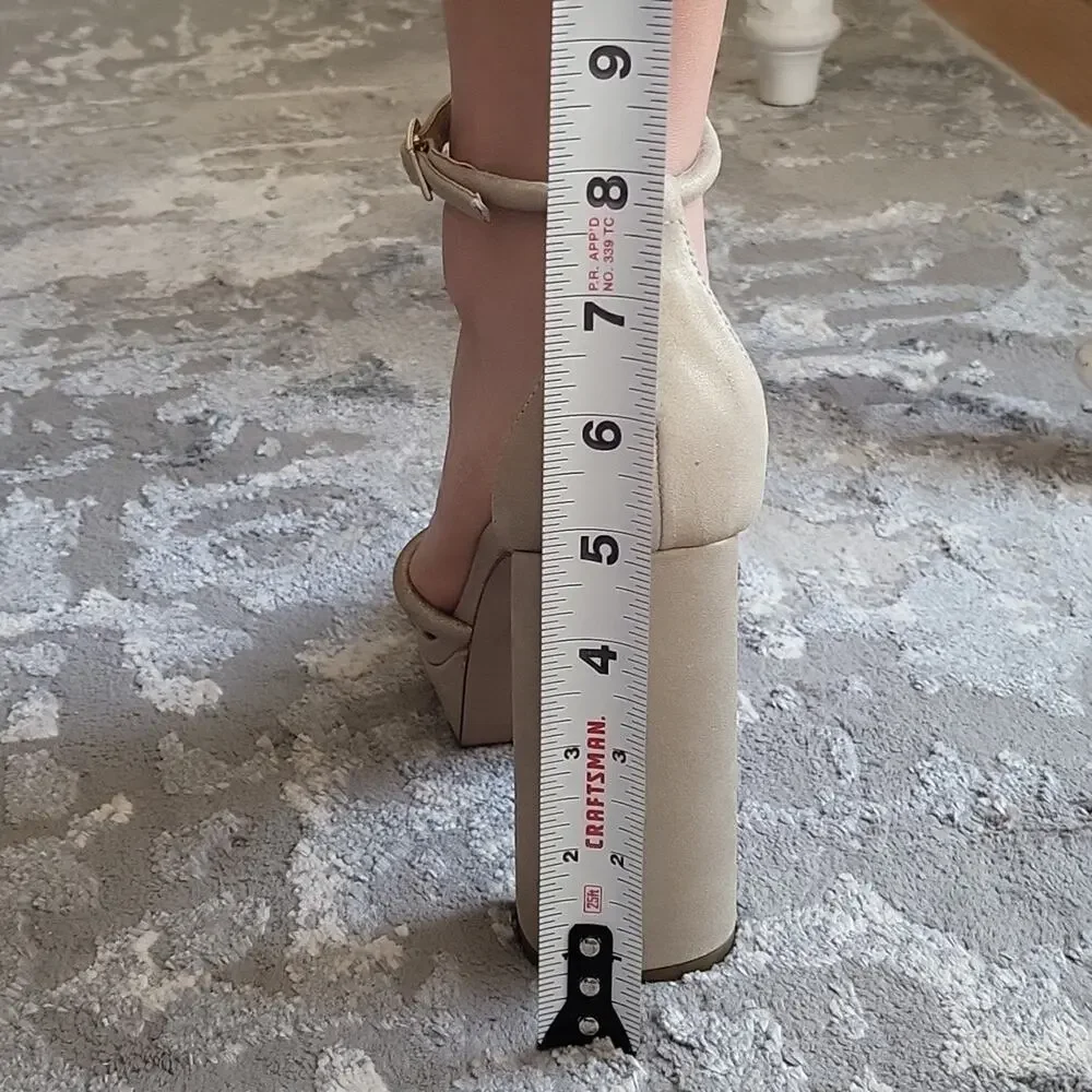 Pelle Moda High Heels platforms Size 9.5 NWT